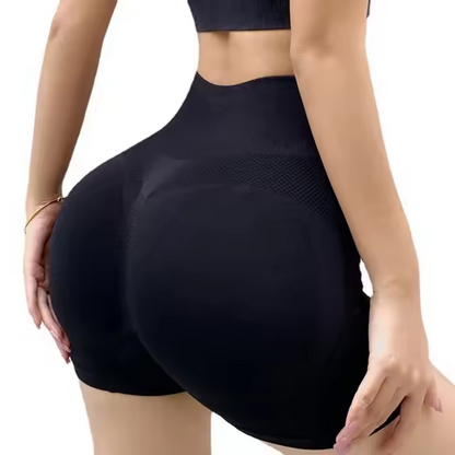 High Waist Women’s Yoga Shorts – Push Up Biker Style Fitness & Workout Pants