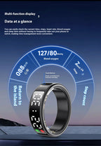 Smart Ring Fitness Tracker – Heart Rate, Blood Oxygen & Sleep Monitor for iOS & Android