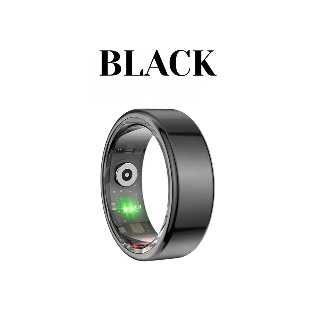 Smart Ring Fitness Tracker – Heart Rate, Blood Oxygen & Sleep Monitor for iOS & Android