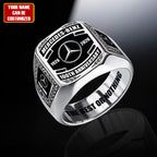 Merc 100th Anniversary Edition Custom Name Classic Design Ring